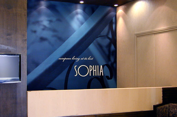 3D logo sign for home and condo presentation and sales centre office reception area made by Art Signs Company