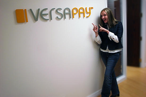 3d sign at ArtSigns, VersaPay Corporation is a 100% Canadian owned and operated national financial transactions services provider