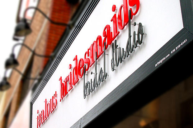 3D SIGNS, ARTSIGNS TORONTO,LASER CUTTING SERVICES TORONTO, METAL SIGNS