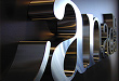 metal  office sign, wall sign, indoor sign, interior sign