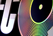 detail view of the 3d lettering
