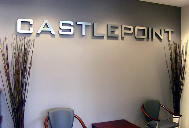 art signs office signage 3d metal sign installed in corporate office of Health agency Canada