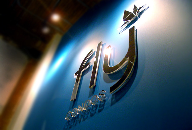 art signs office signage 3d metal sign installed in corporate office of Health agency Canada