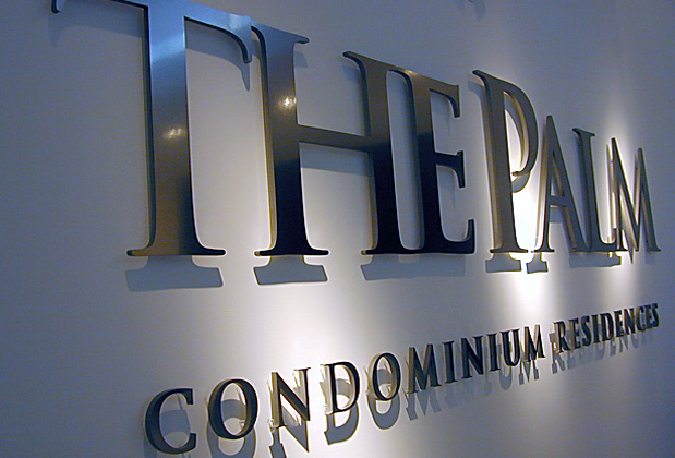 art signs office signage 3d metal sign installed in corporate office of Health agency Canada